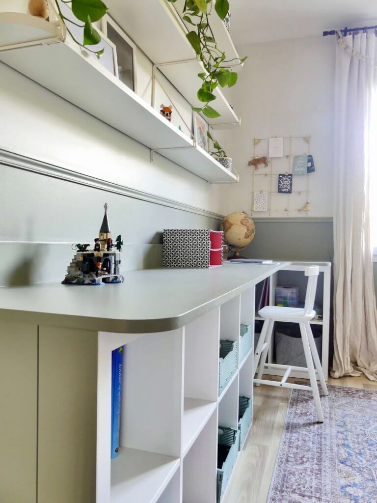 diy bureau ikea kallax