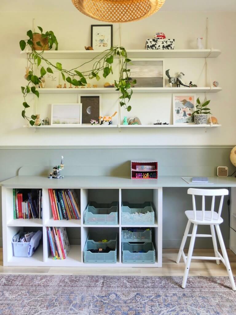 diy bureau ikea kallax