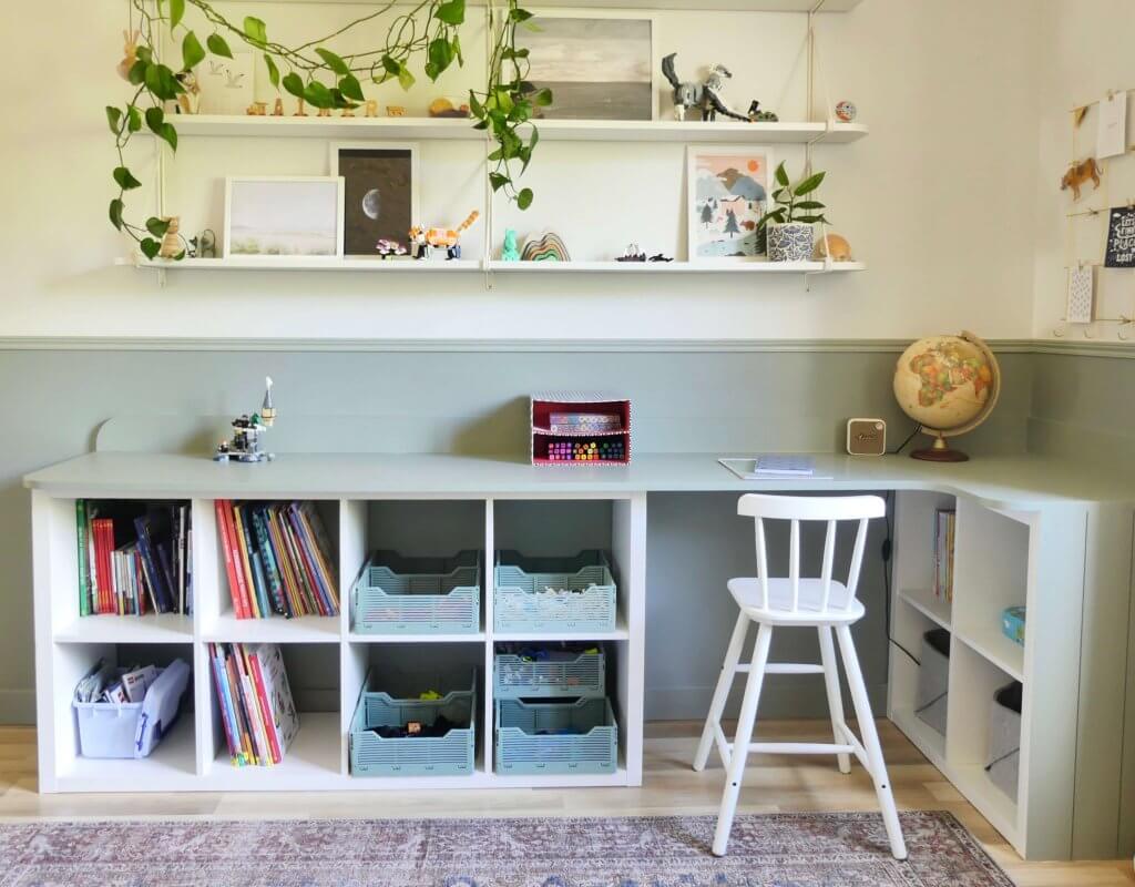 diy bureau ikea kallax