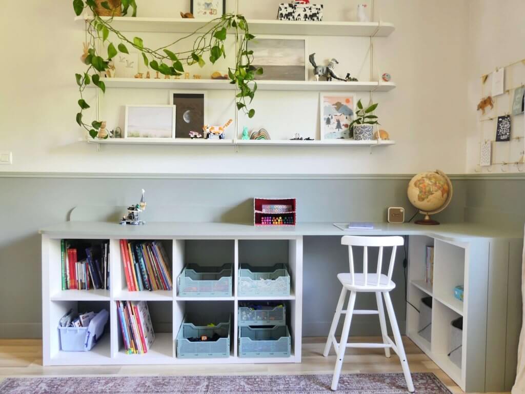 diy bureau ikea kallax