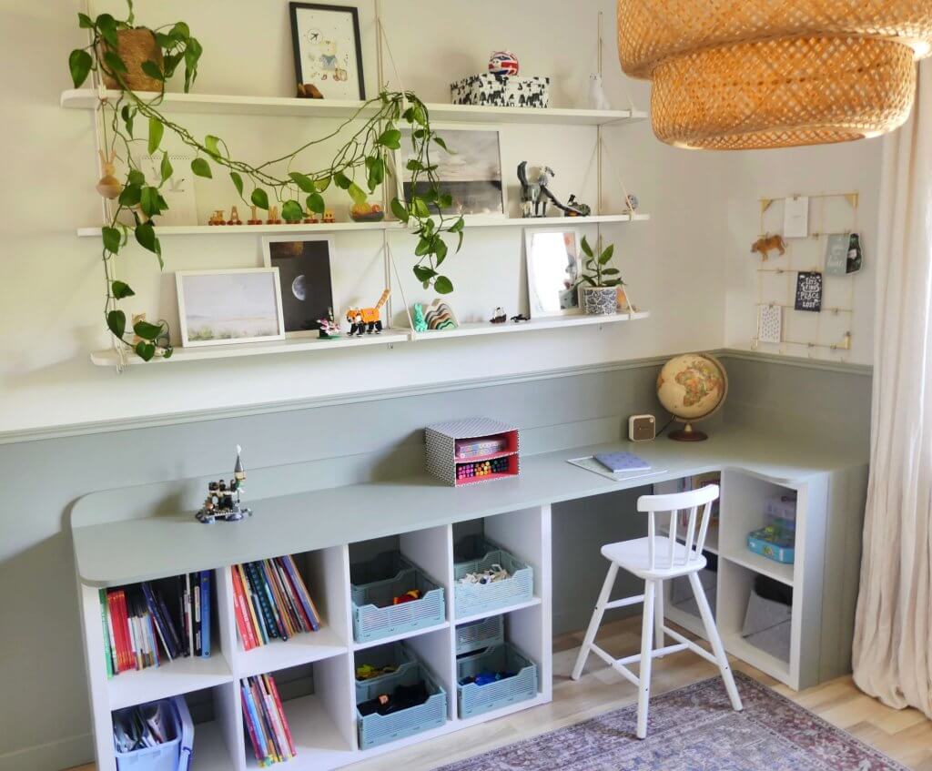 diy bureau ikea kallax